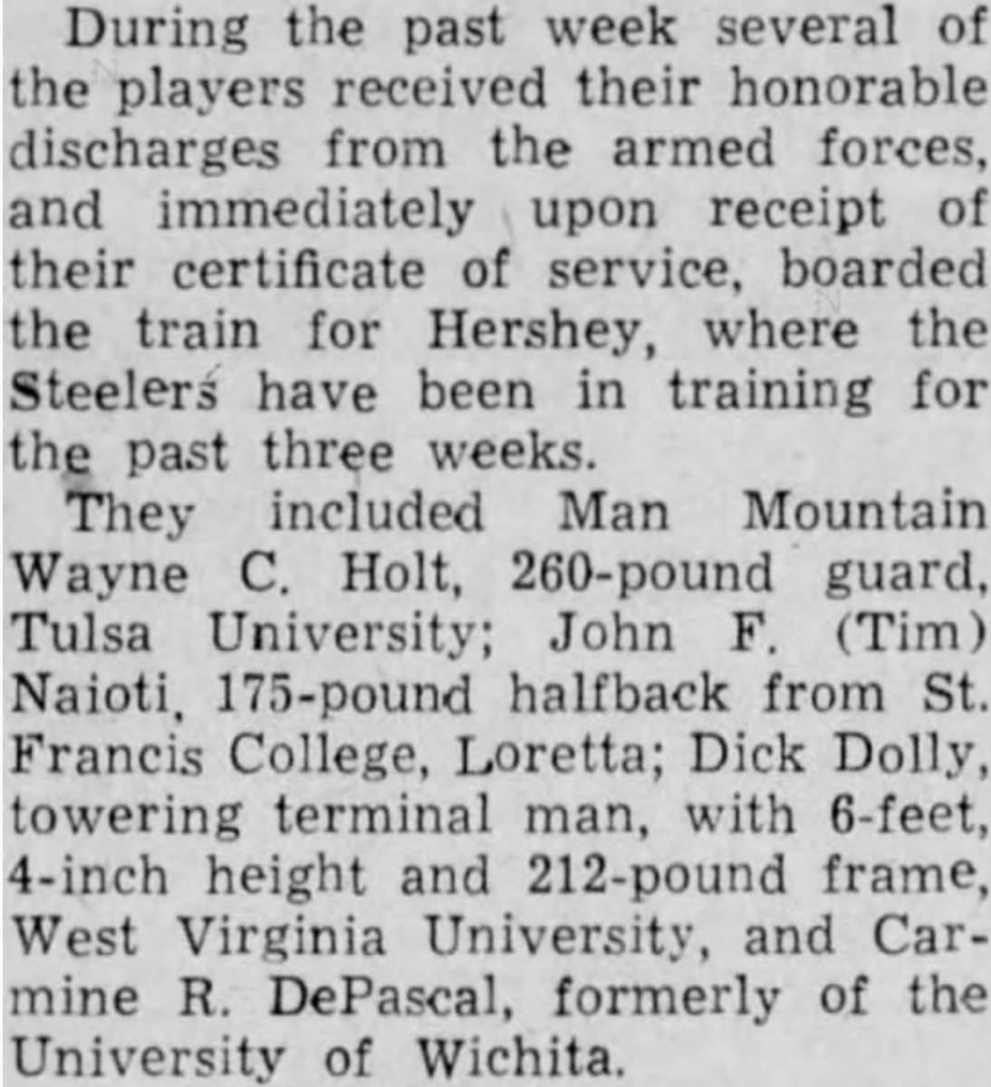 with the Steelers 13 Sep 1945.png