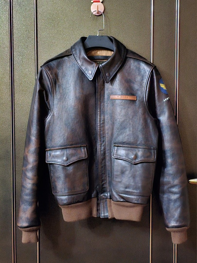 Repro great escape A2 hand - dyed horsehide jacket | Vintage Leather ...