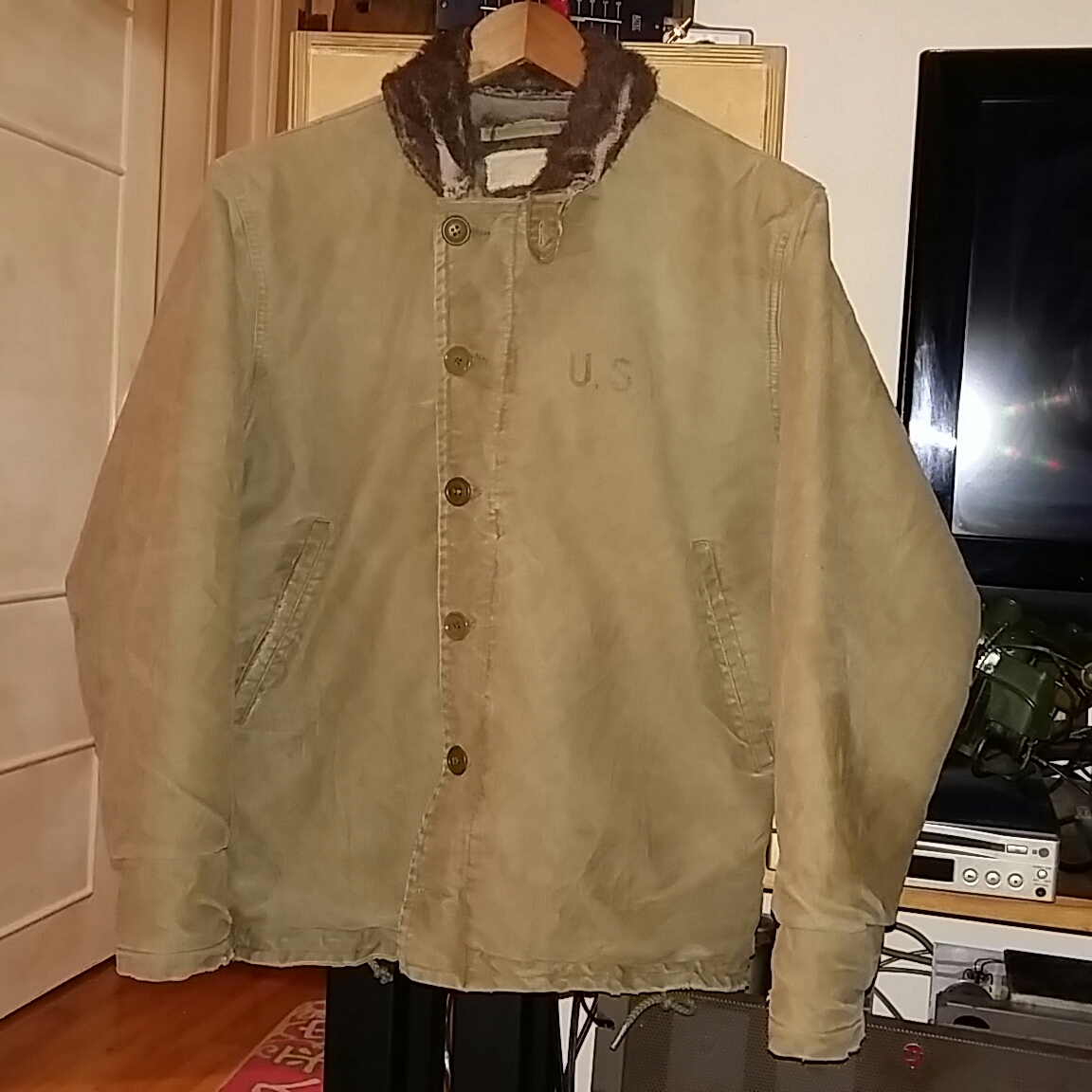 My repro WWII blue N1 deck jacket | Vintage Leather Jackets Forum