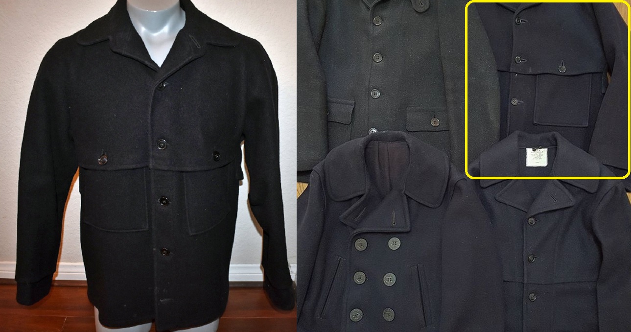 Rare 1930's US Army transportation wool coat | Vintage Leather Jackets ...