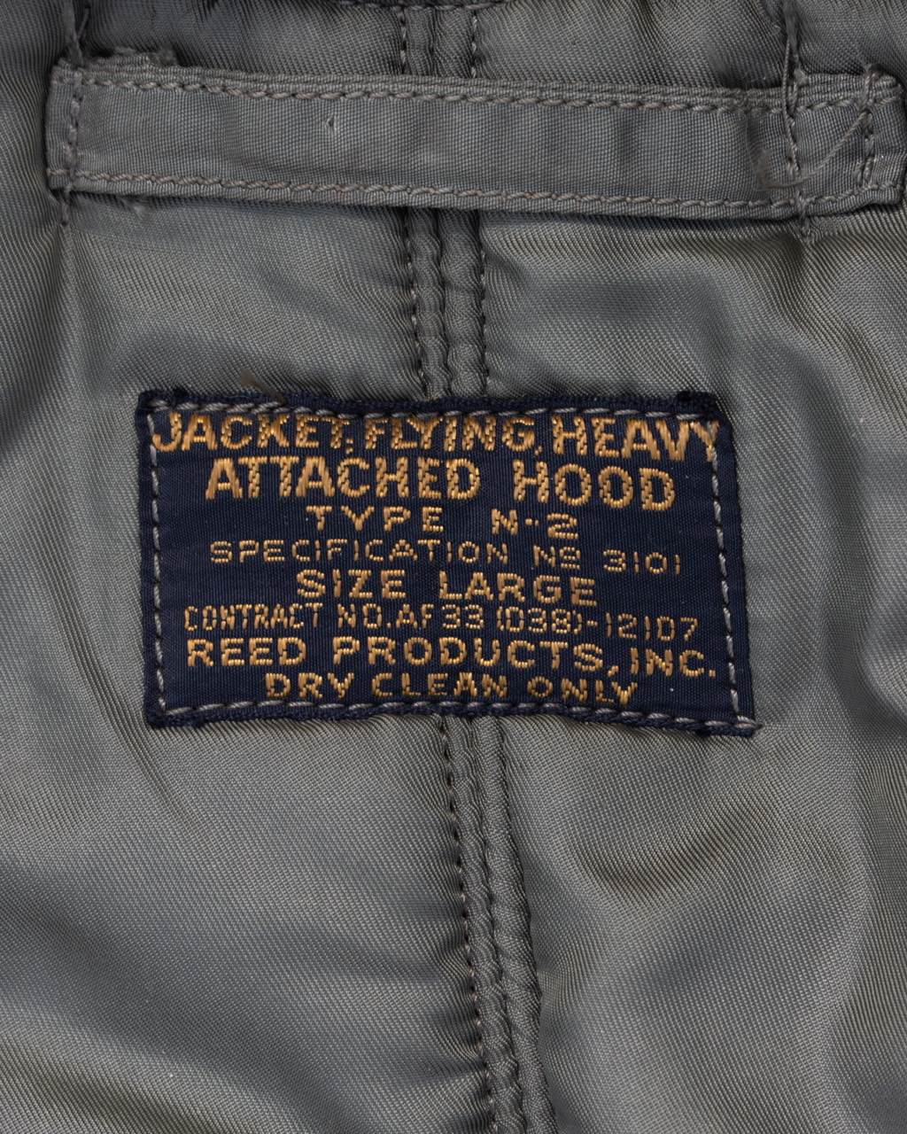 ORIGINAL REED PRODUCTS, INC. TYPE N-2 FLYING JACKET | Vintage Leather ...