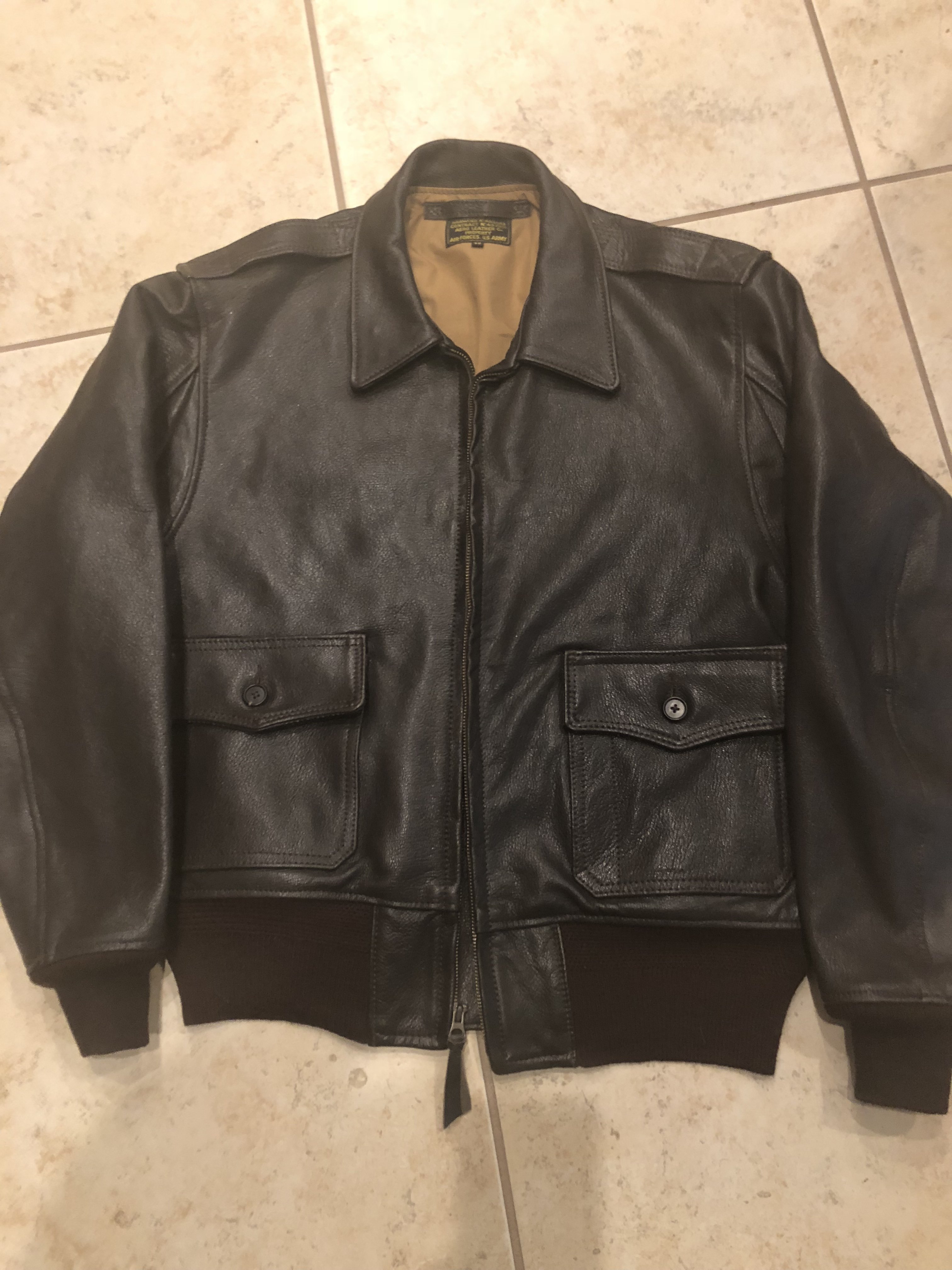 Aero AN-J-3 Goatskin and What a Deal. | Vintage Leather Jackets Forum