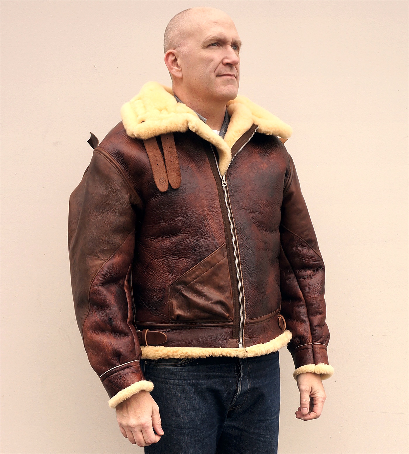 Goodwear B-3 - Werber Sportswear ' Redskin ' | Vintage Leather 