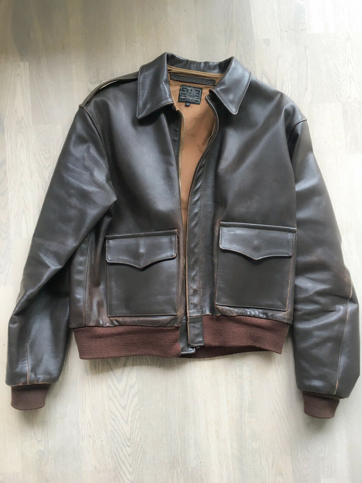 Aero A2 42-15142-P Jacket On Ebay | Vintage Leather Jackets Forum