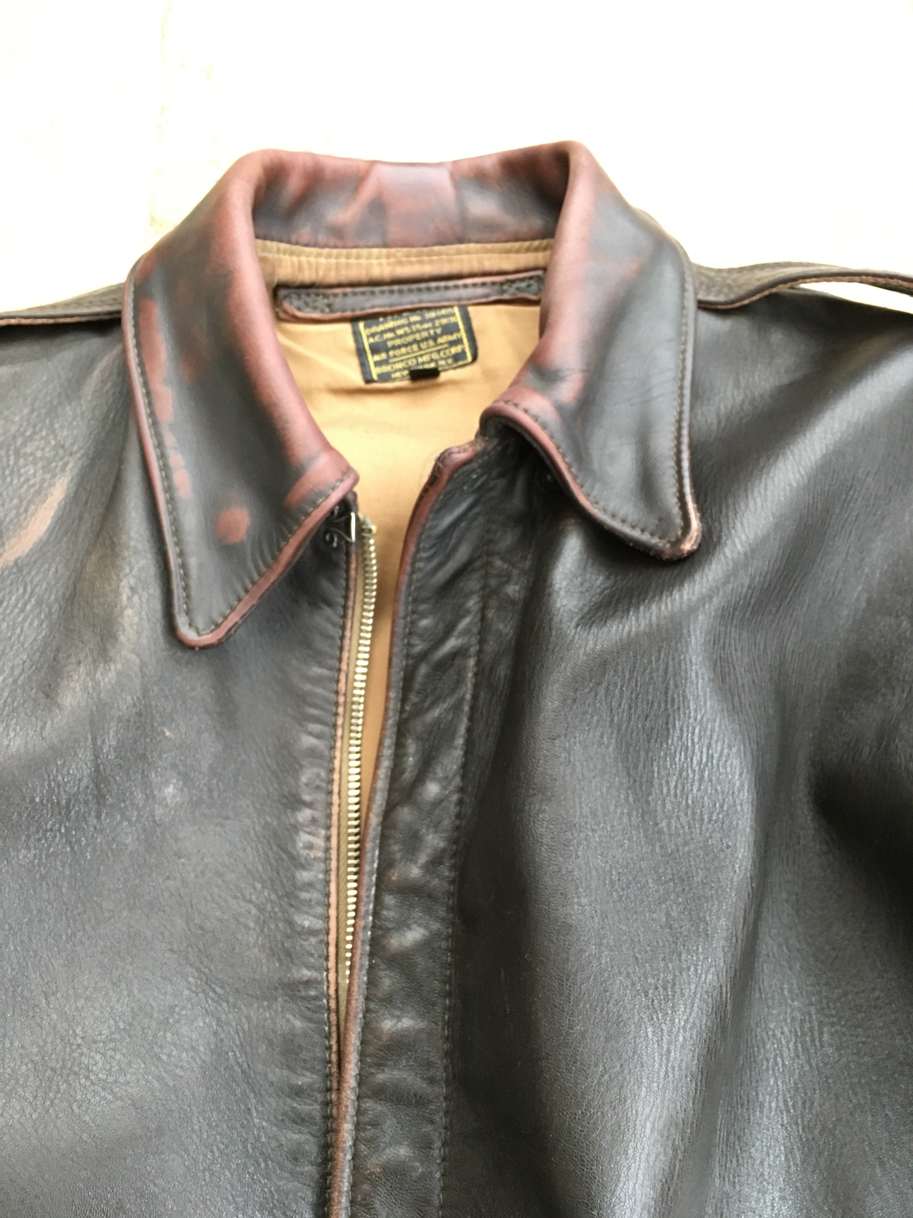 Repro A-2 Jackets with Hard Use--Let's see yours! | Vintage Leather ...