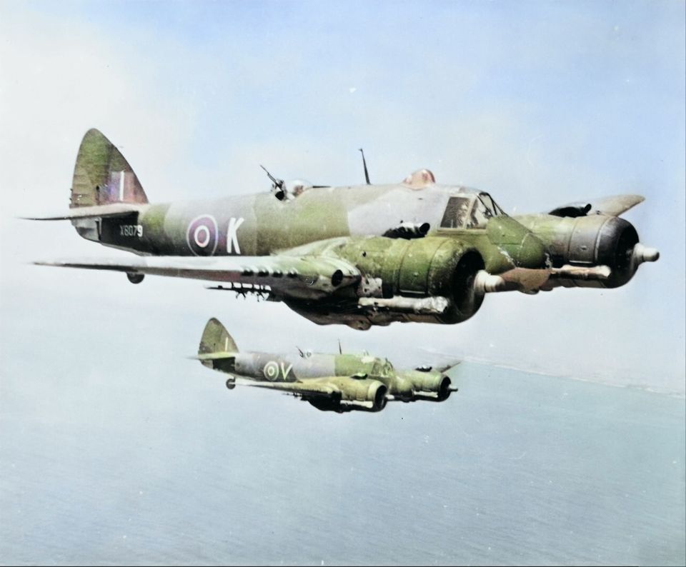 Bristol Beaufighters in flight over Malta.jpg