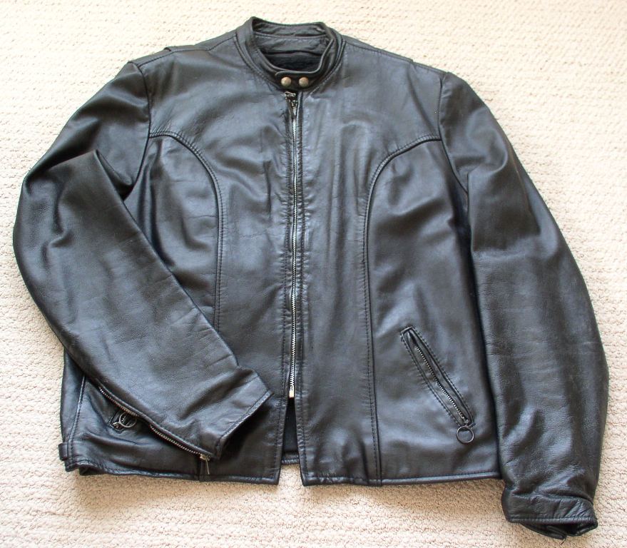 brooks leather jacket vintage
