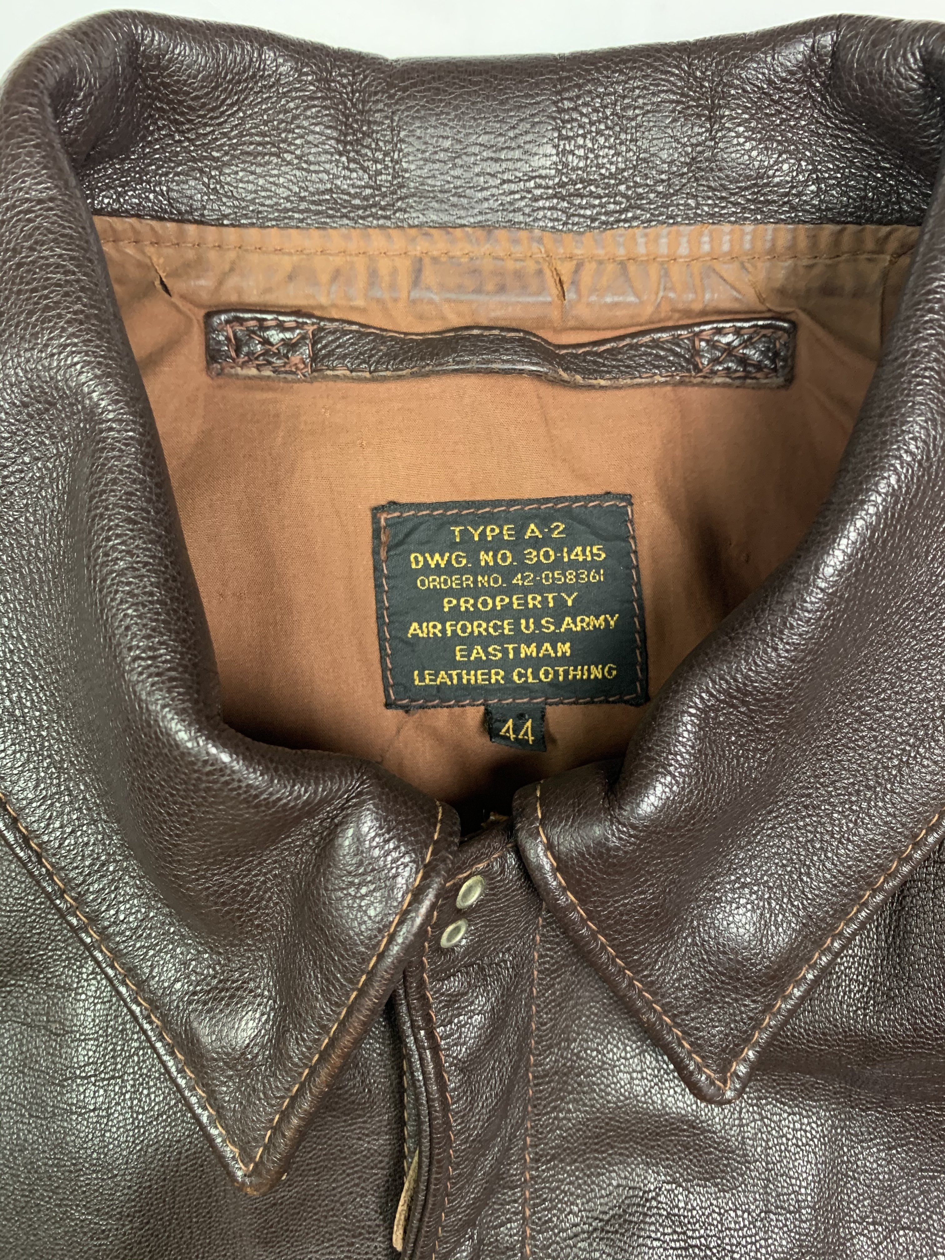 Fake Eastman A-2? | Vintage Leather Jackets Forum