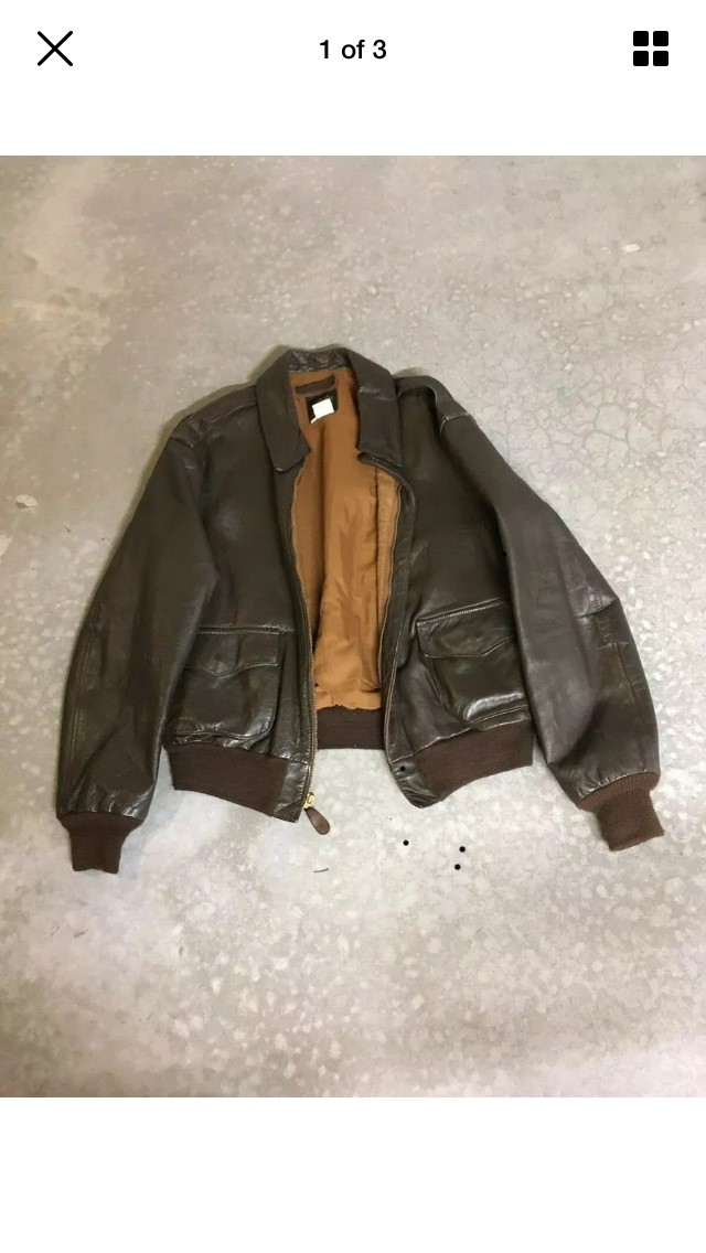 Older Avirex - Cowhide? | Vintage Leather Jackets Forum