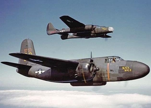 Douglas A-20 Havoc,  Northrop P-61 Black Widow..jpg