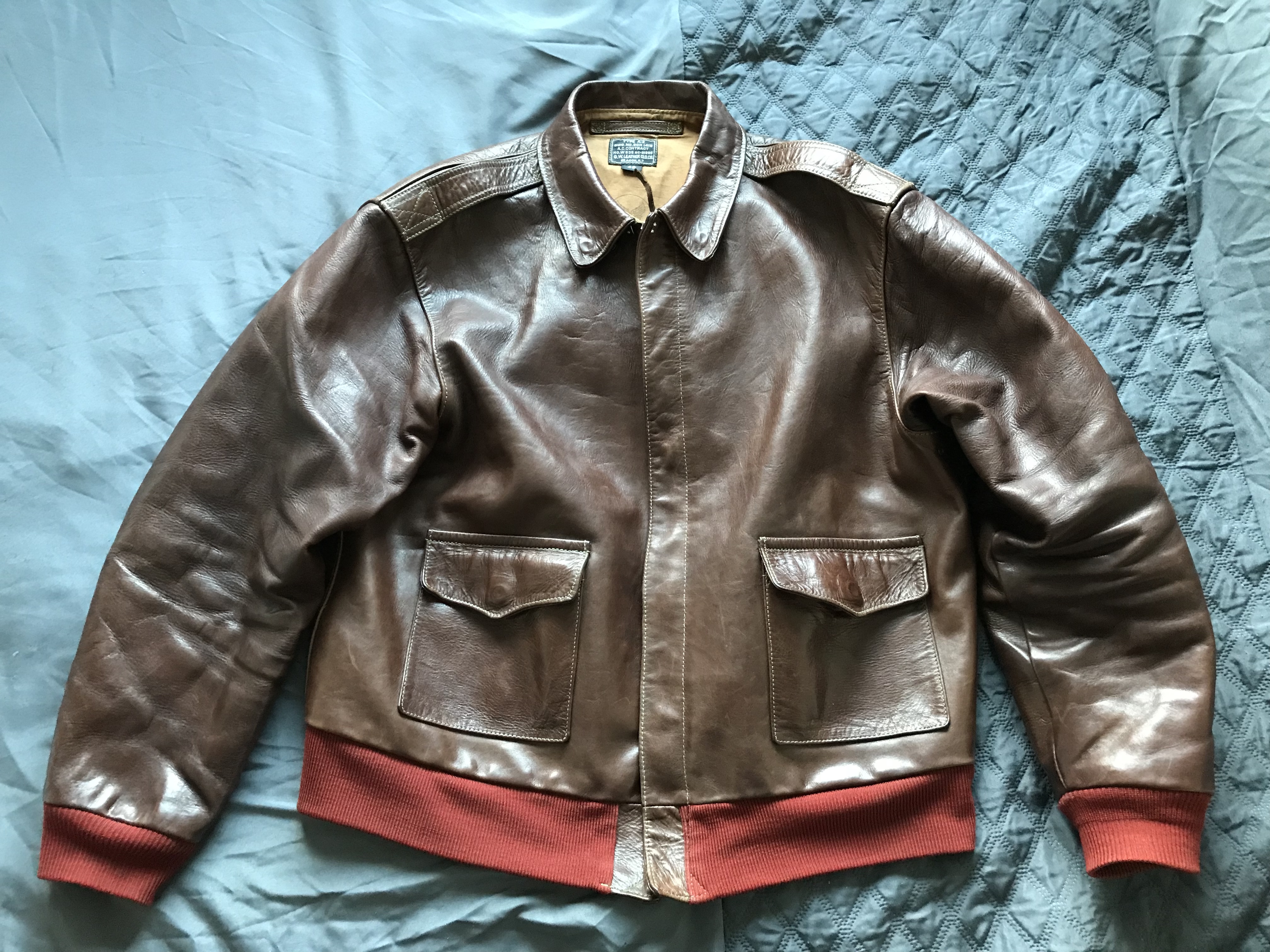 New (to me) GW Acme Aero 48” chest | Page 3 | Vintage Leather Jackets Forum