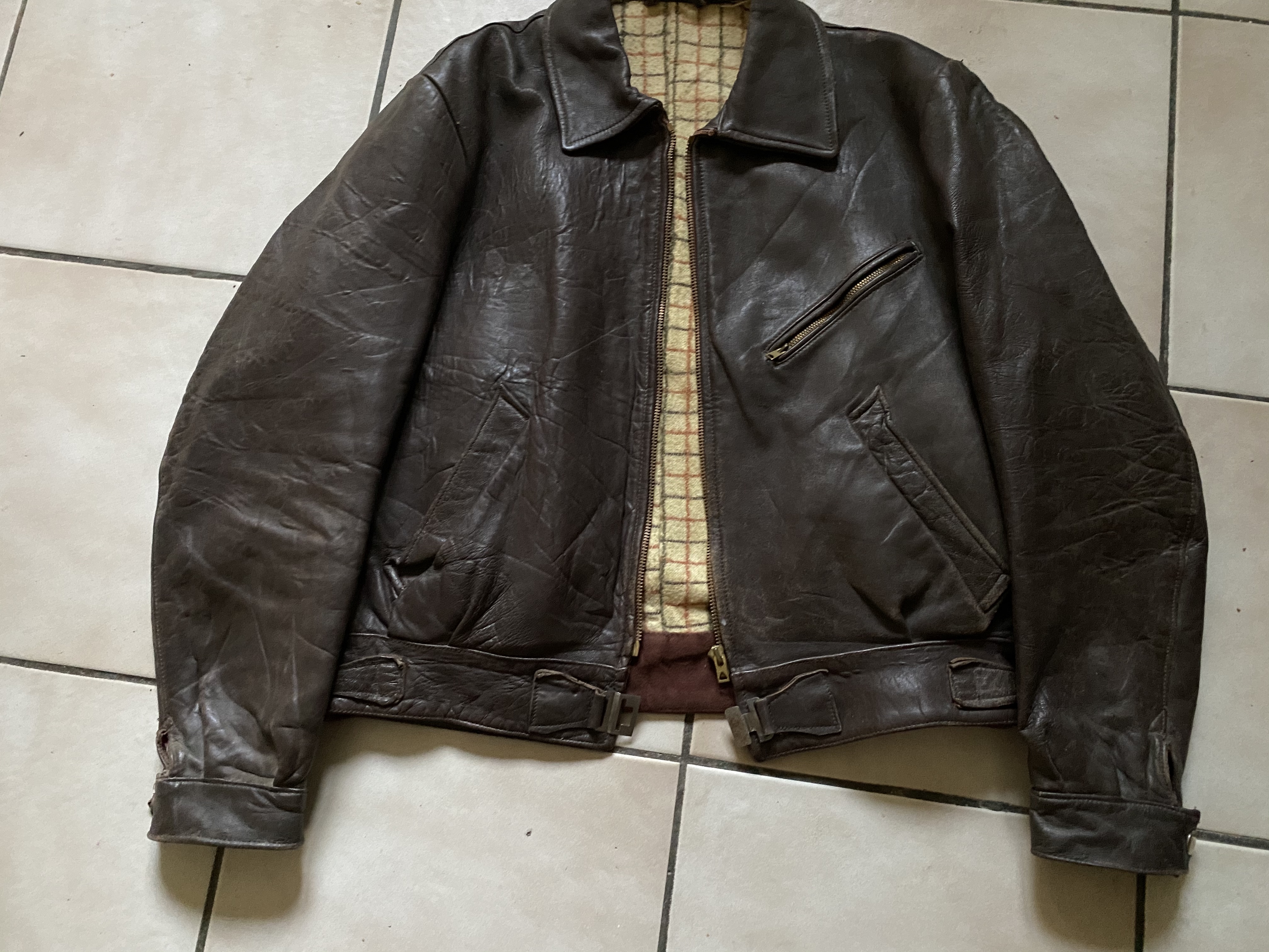 French „ Highwayman“ jacket from 1930/40 | Vintage Leather Jackets Forum