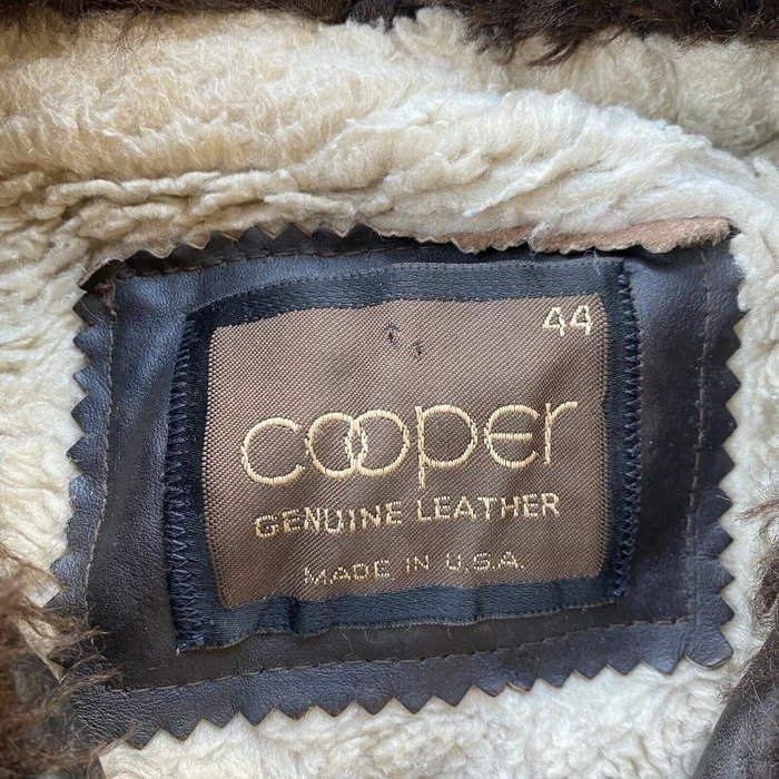Cooper bomber jacket with brown label. | Vintage Leather Jackets Forum