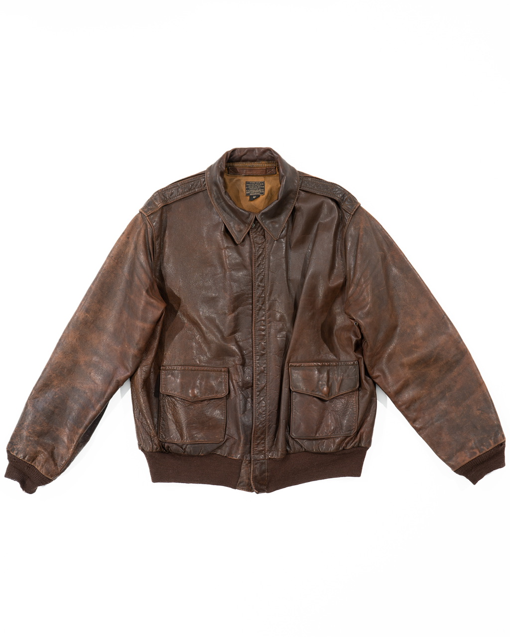 ORIGINAL WWII AERO CLOTHING CO. 42-18775P TYPE A-2 | Vintage Leather ...