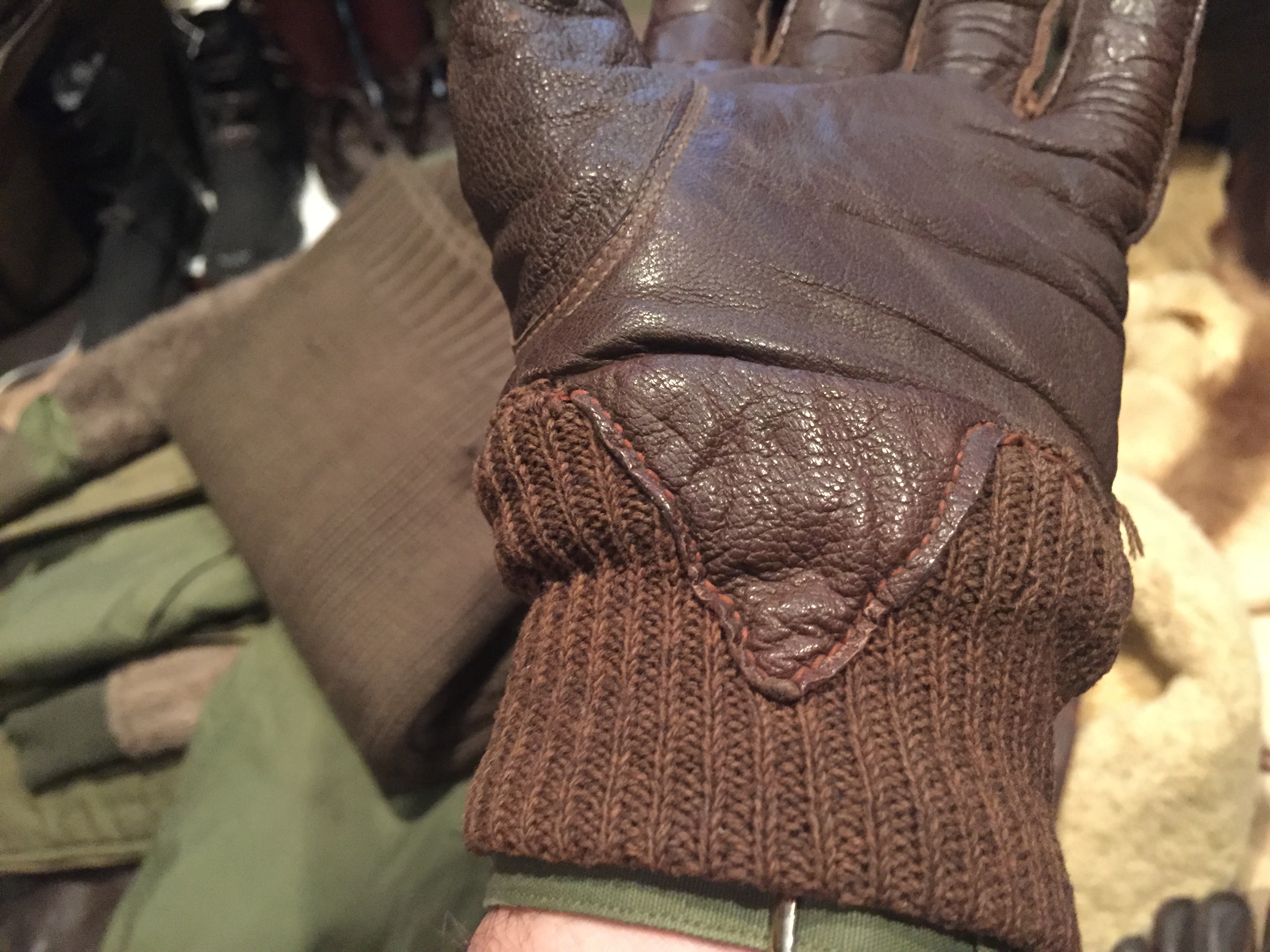 Three years old Buzz Rickson gloves | Vintage Leather Jackets Forum