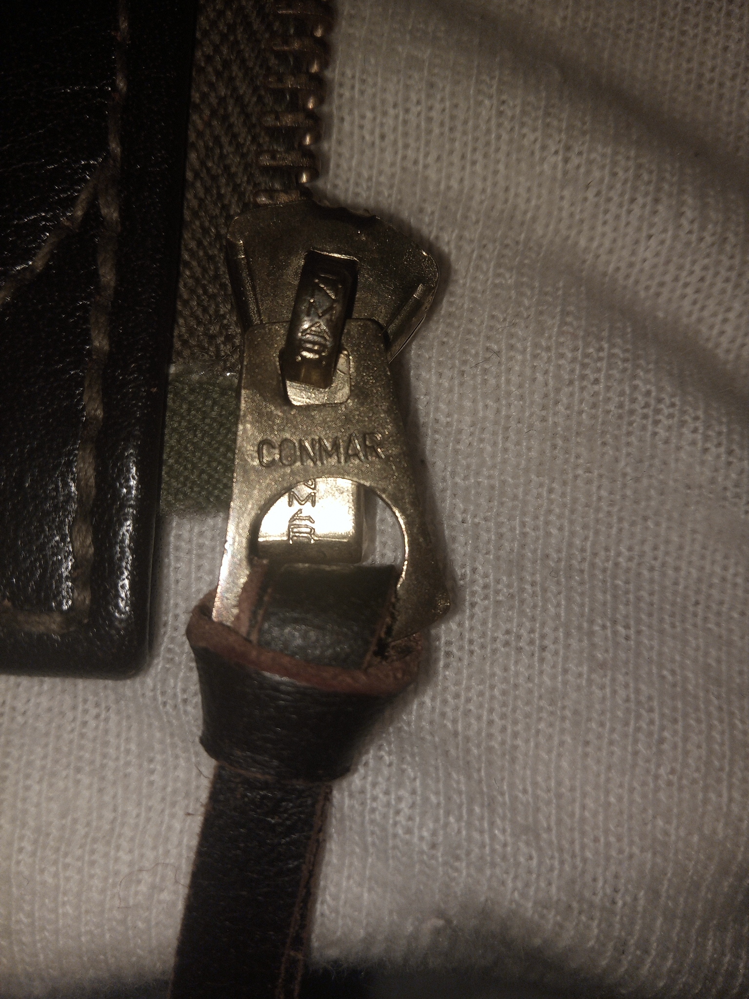 Conmar zipper | Vintage Leather Jackets Forum