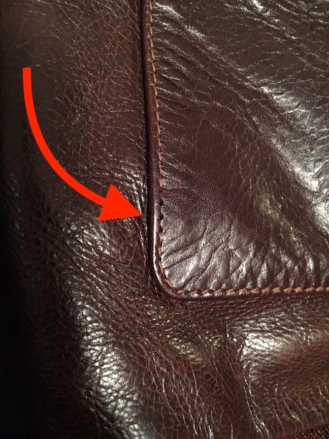 patch pocket stitching unraveling | Vintage Leather Jackets Forum