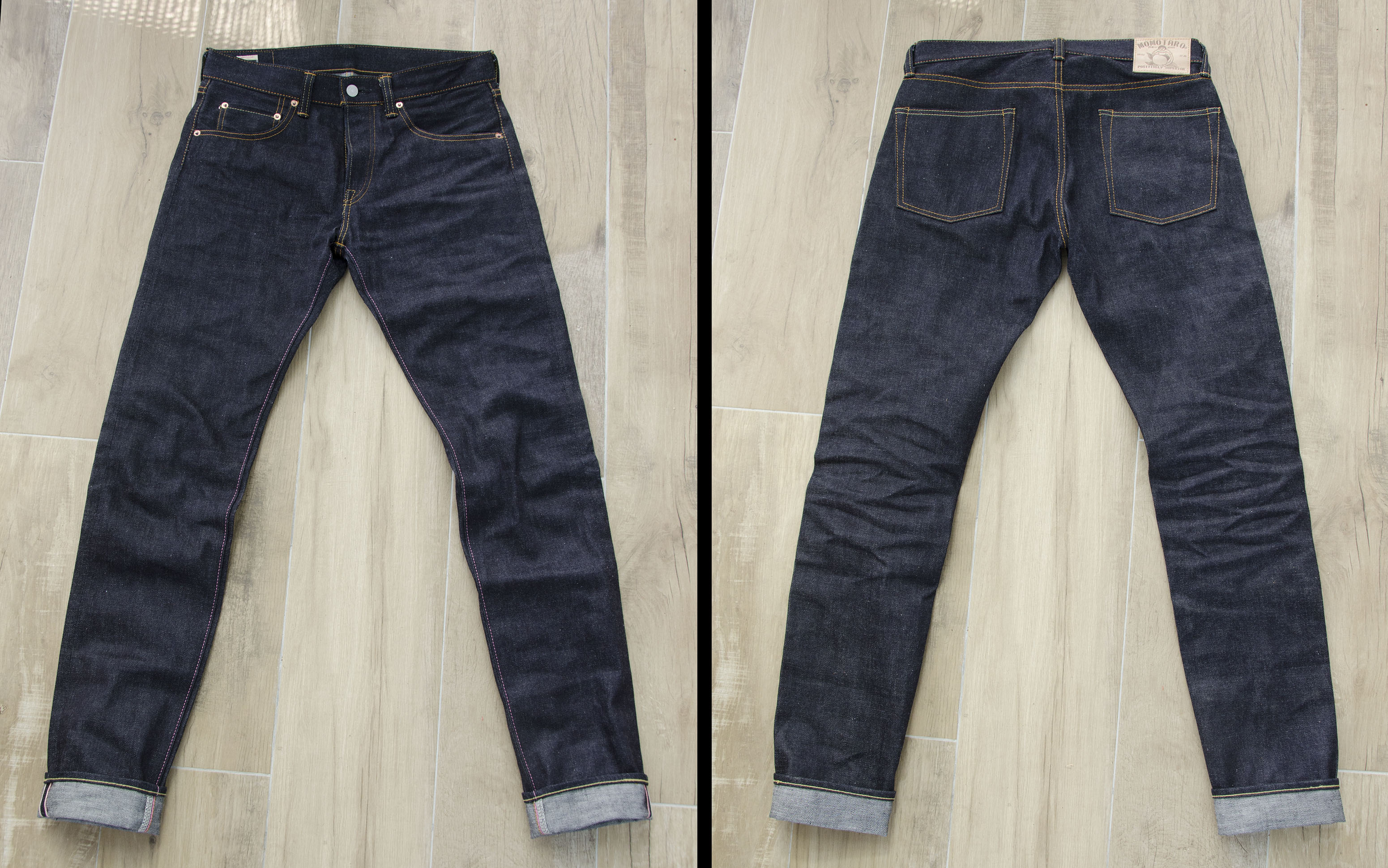 My first selvedge denim : Momotaro Jeans 0306-12SP | Vintage Leather ...