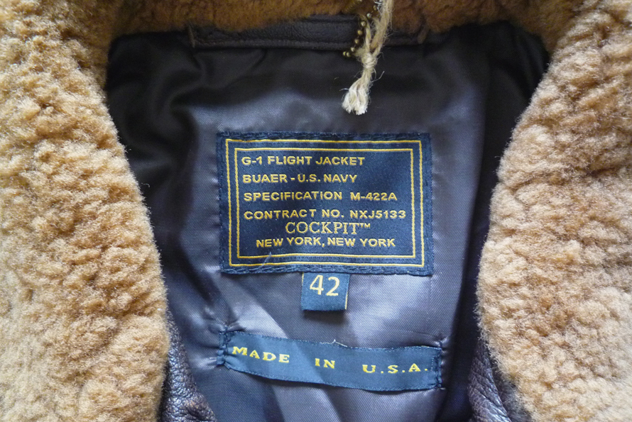 Cockpit USA 100 Mission G-1 42 review & pics | Vintage Leather Jackets ...