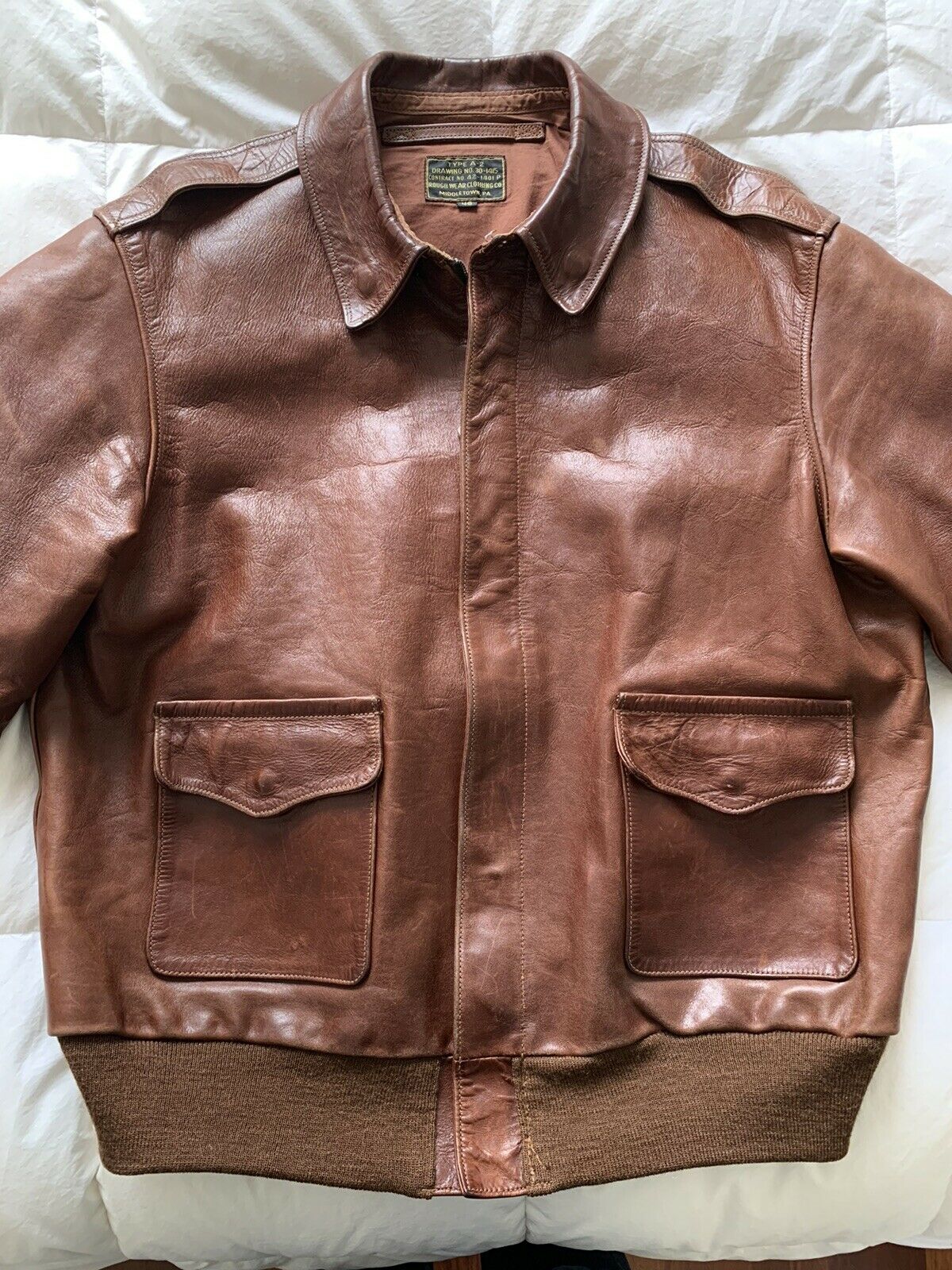 Goodwear Rough Wear A2 Size 46 | Vintage Leather Jackets Forum