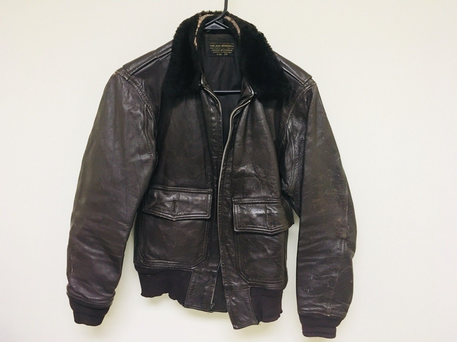 G-1 CAGLECO 9211A contract | Vintage Leather Jackets Forum