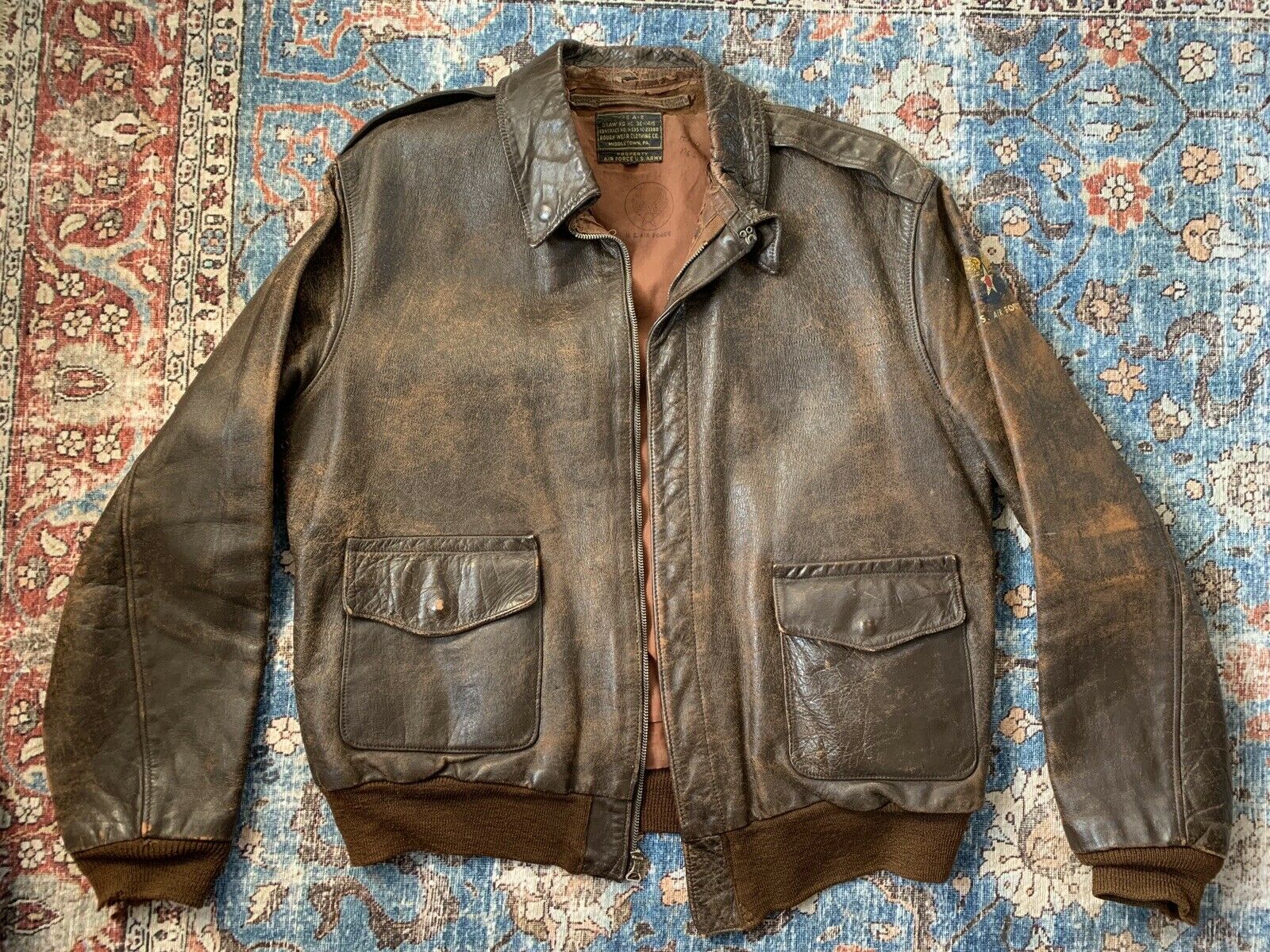 Size 44 Rough Wear Original on eBay | Vintage Leather Jackets Forum
