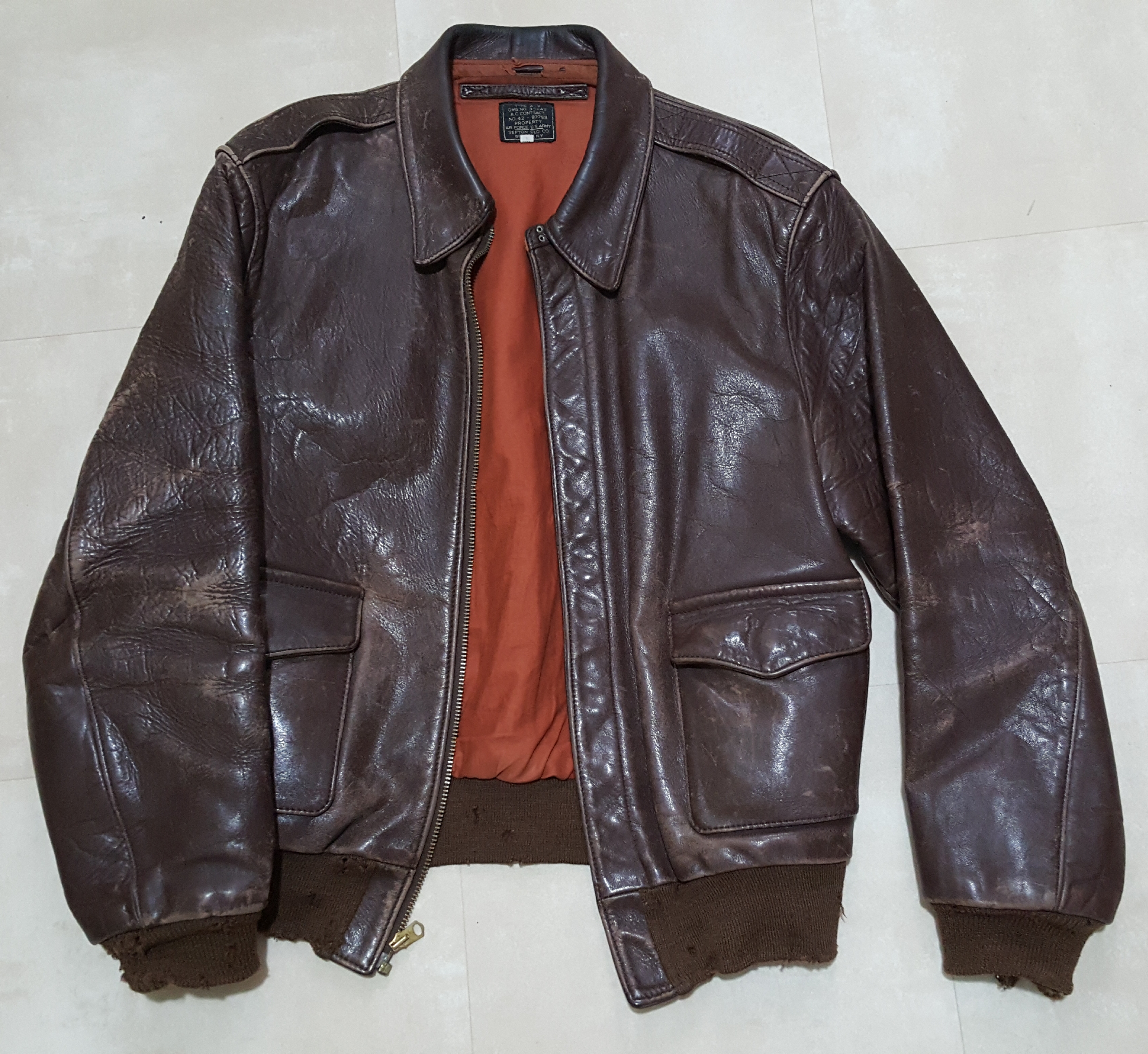Repro A-2 Jackets with Hard Use--Let's see yours! | Page 4 | Vintage ...