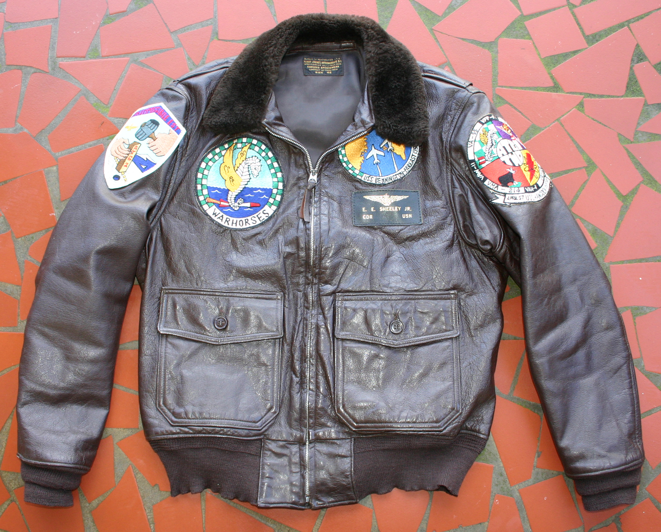 DUPLICATED FATHER'S ORIGINAL G-1 FLIGHT JACKET | Vintage Leather ...